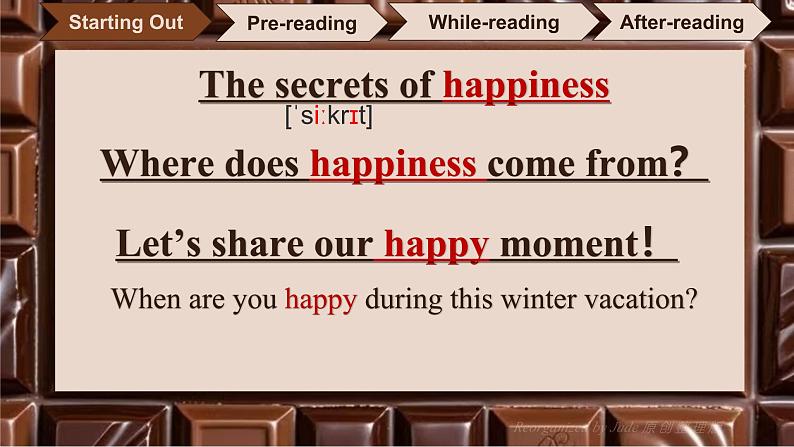 【新课标公开课】Unit1 The secrets of happiness Understanding ideas阅读 2025新外研版七下英语课件（含视频）第3页