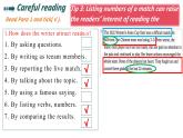 【新課標公開課】Unit2 Go for it! Developing ideas Reading for writing2025新外研版七下英語課件(含視頻）