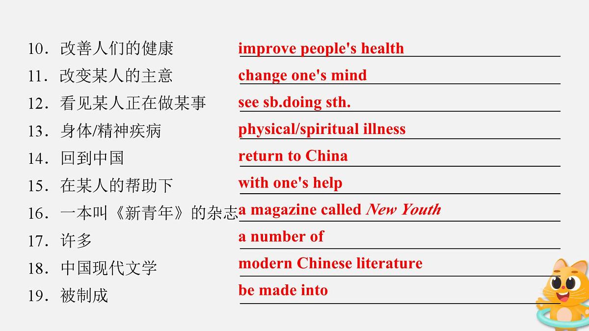 鲁教版八年级下册英语　Unit 1知识梳理课件PPT第6页