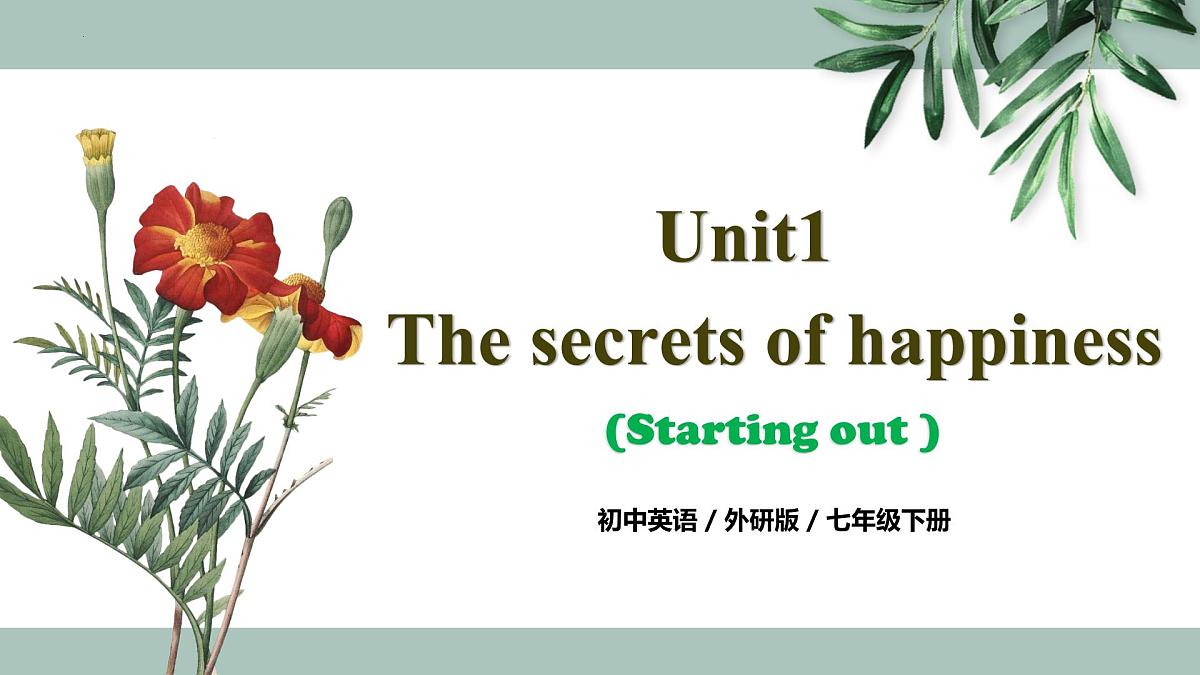 Unit 1 Period 1 Starting out （同步课件）-2024-2025学年七年级英语下册（外研版2024）第1页
