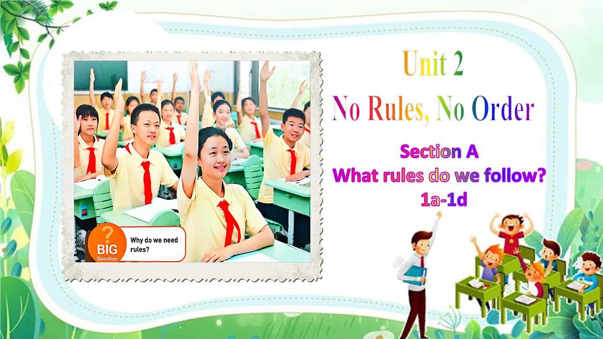 人教版英语七年级下册Unit 2 Section A (1a-1e) 课件第1页