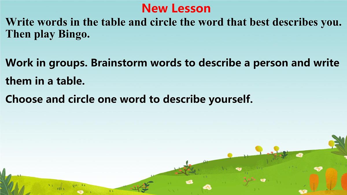 Unit 4 Lesson5 Icebreakers（同步课件)-2024-2025学年七年级英语下册（冀教版2024）第5页