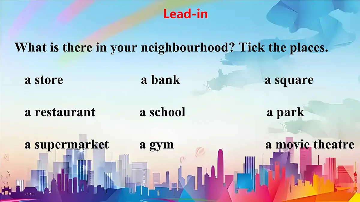 Unit 5 Lesson 1 My neighbourhood（同步课件）-2024-2025学年七年级英语下册（冀教版2024）第4页