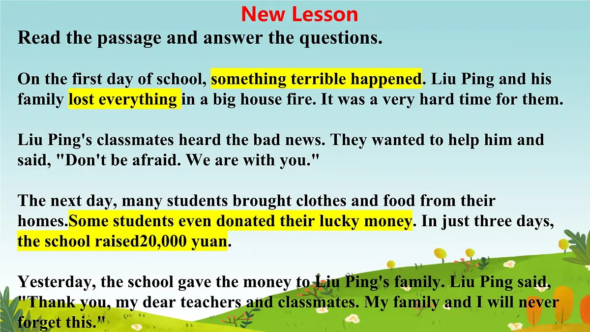 Unit 4 Lesson3 We are with you（同步课件）-2024-2025学年七年级英语下册（冀教版2024）第8页