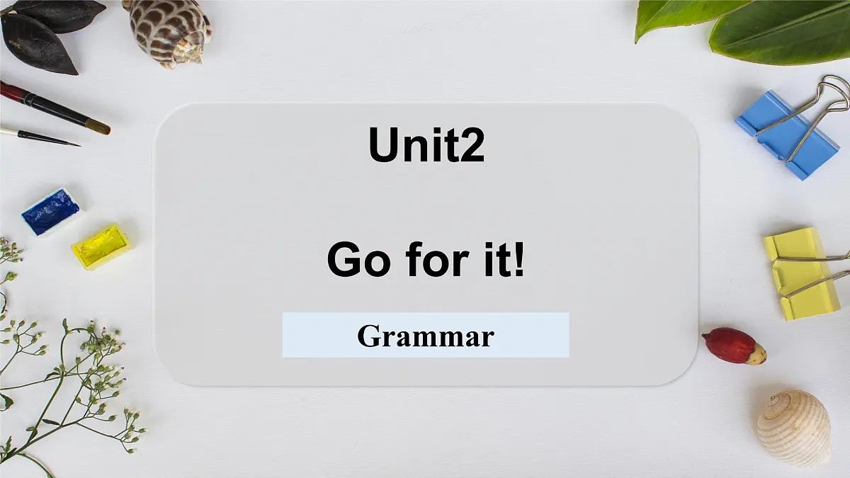 外研版七下英语 Unit2 Lesson 2 Grammar（课件）第1页