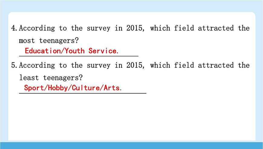 Unit 1　Helping those in need2025学年英语八年级下 Part 4　Viewing 课件第6页