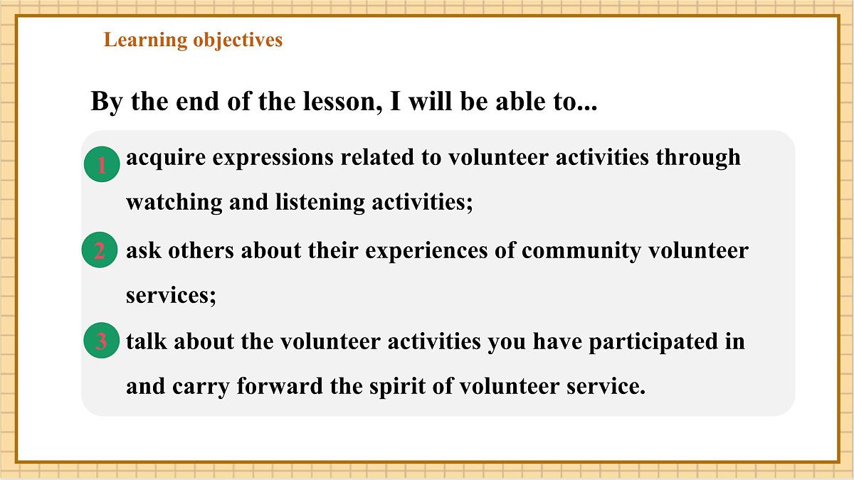 Unit10 Lending a helping hand（第1课时）Listening & Speaking.教学课件第2页