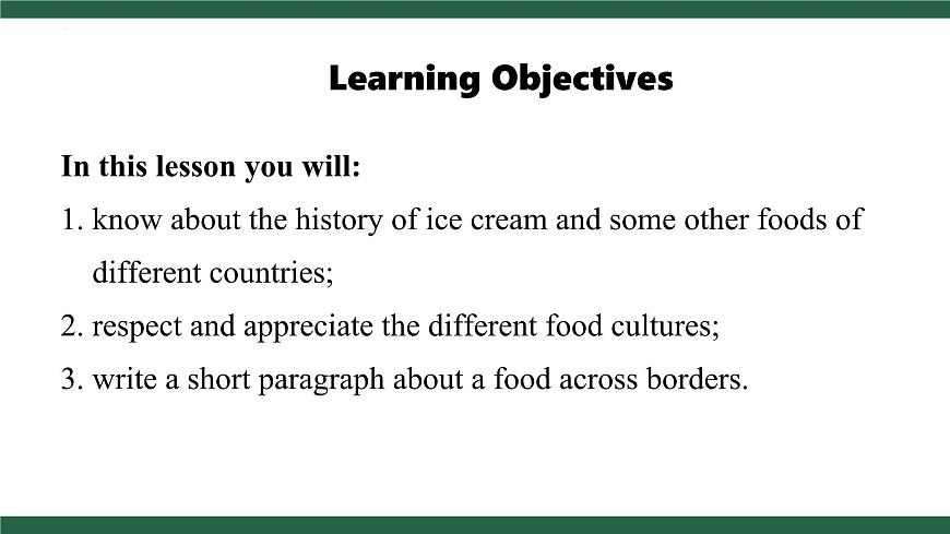 外研版（2024）英语七年级下册 Unit 3 Food matters Reading for writing(课件）第2页
