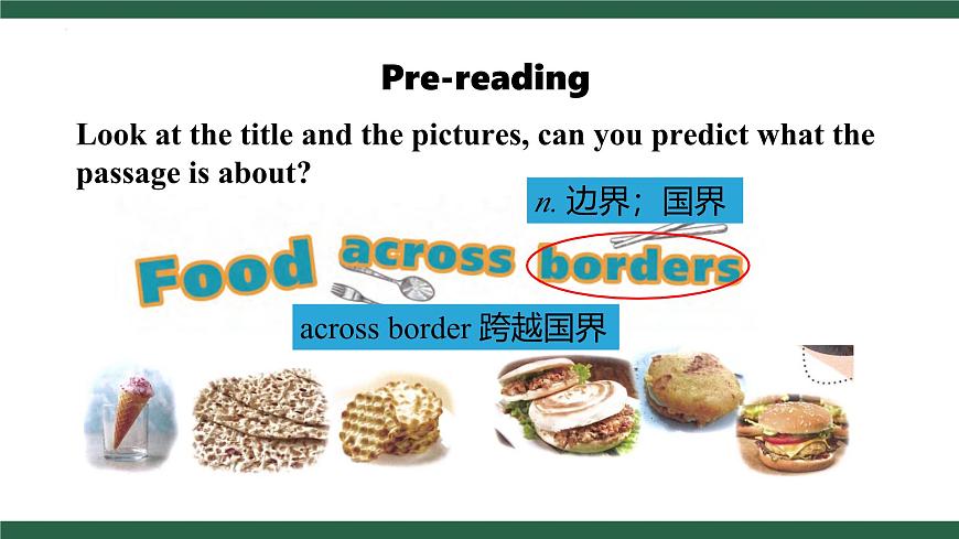 外研版（2024）英语七年级下册 Unit 3 Food matters Reading for writing(课件）第5页