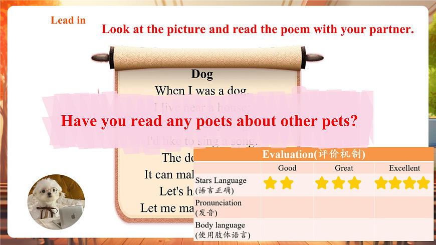 Unit 5 Animal friends 第2课时Reading课件第4页