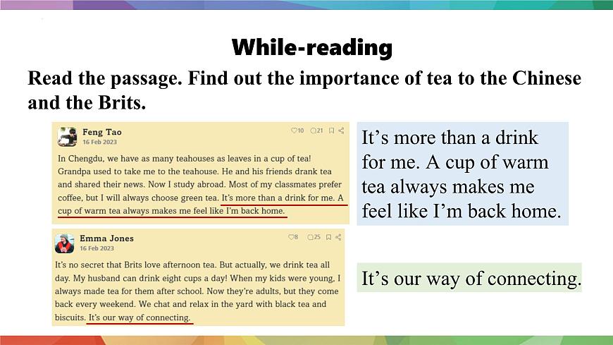 新外研版初中英语七上Unit6 Lesson 4 Reading for writing课件第6页