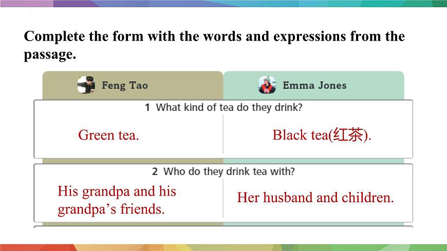 新外研版初中英语七上Unit6 Lesson 4 Reading for writing课件第7页