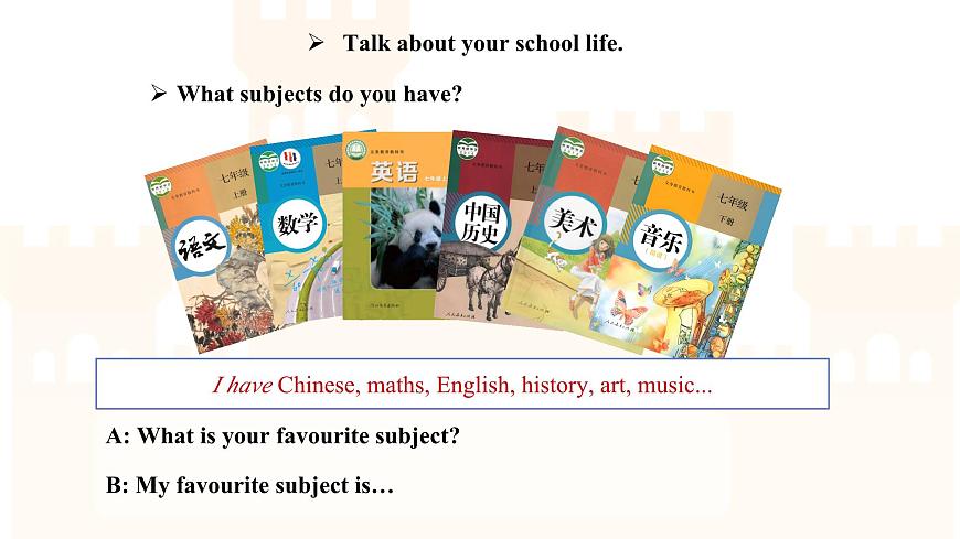 Unit 2 School life Lesson 1 How is school going 课件 英语冀教版（2024）七年级下册第4页