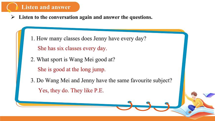 Unit 2 School life Lesson 1 How is school going 课件 英语冀教版（2024）七年级下册第8页