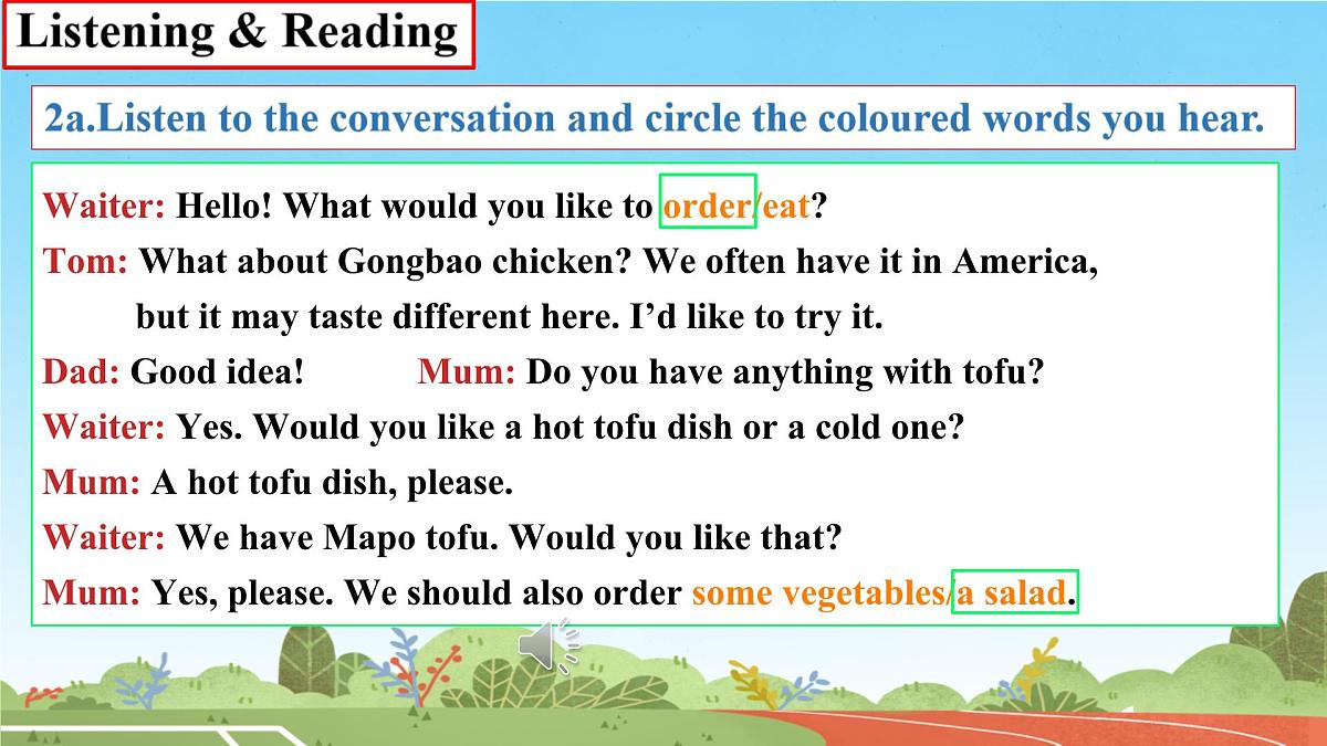 Unit 4 Eat Well Section A 2a-2e 课件 英语人教版（2024）七年级下册第4页