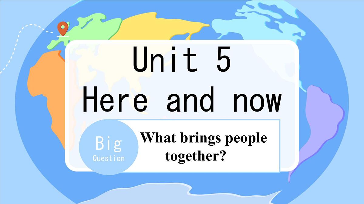 初中 英语 人教版（2024）七年级下册Unit 5 Here and now Section A 课件第1页