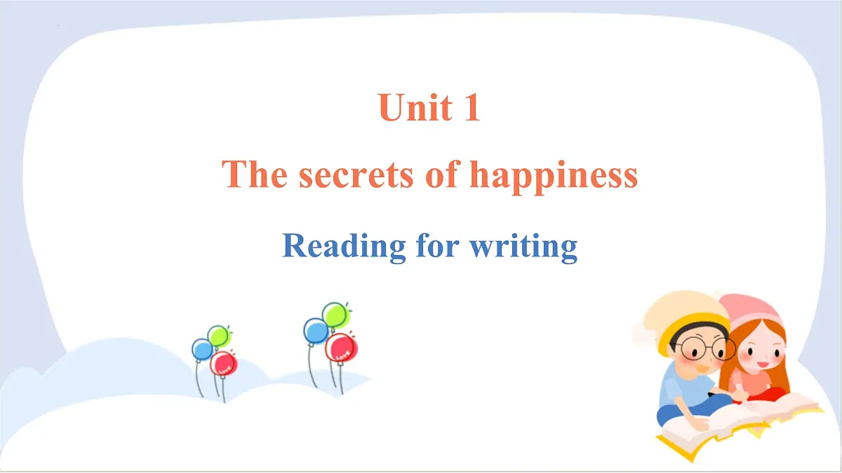 Unit 1 Period 5 Reading for writing 课件新外研版英语七年级下册第1页