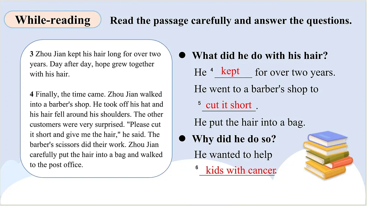 Unit 1 Period 5 Reading for writing 课件新外研版英语七年级下册第7页