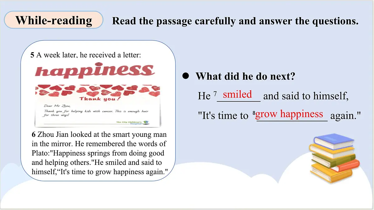 Unit 1 Period 5 Reading for writing 课件新外研版英语七年级下册第8页