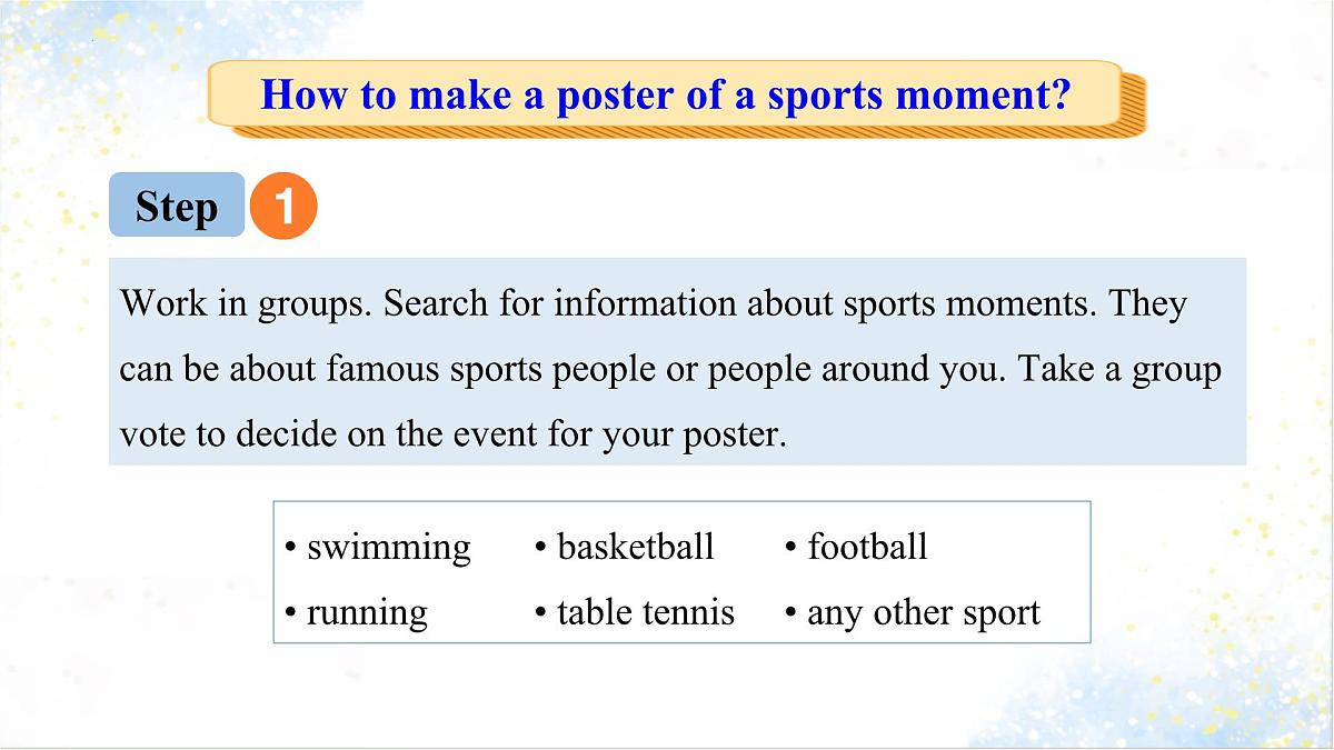 Unit 2 Period 6 Presenting ideas and Reflection 课件新 外研版英语七年级下册第5页