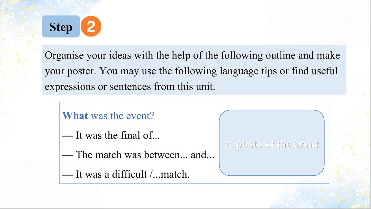 Unit 2 Period 6 Presenting ideas and Reflection 课件新 外研版英语七年级下册第7页
