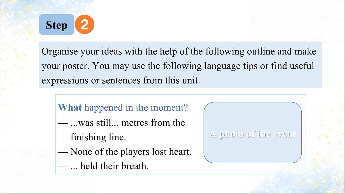Unit 2 Period 6 Presenting ideas and Reflection 课件新 外研版英语七年级下册第8页