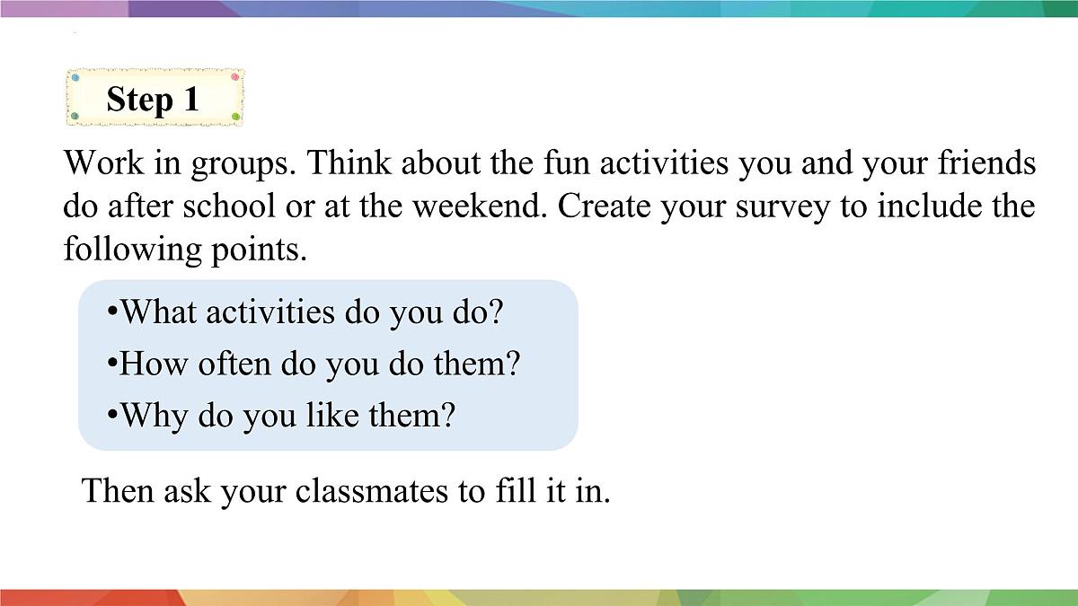 Unit4 Lesson 5 Presenting ideas-Reflection课件新外研版英语七下第3页