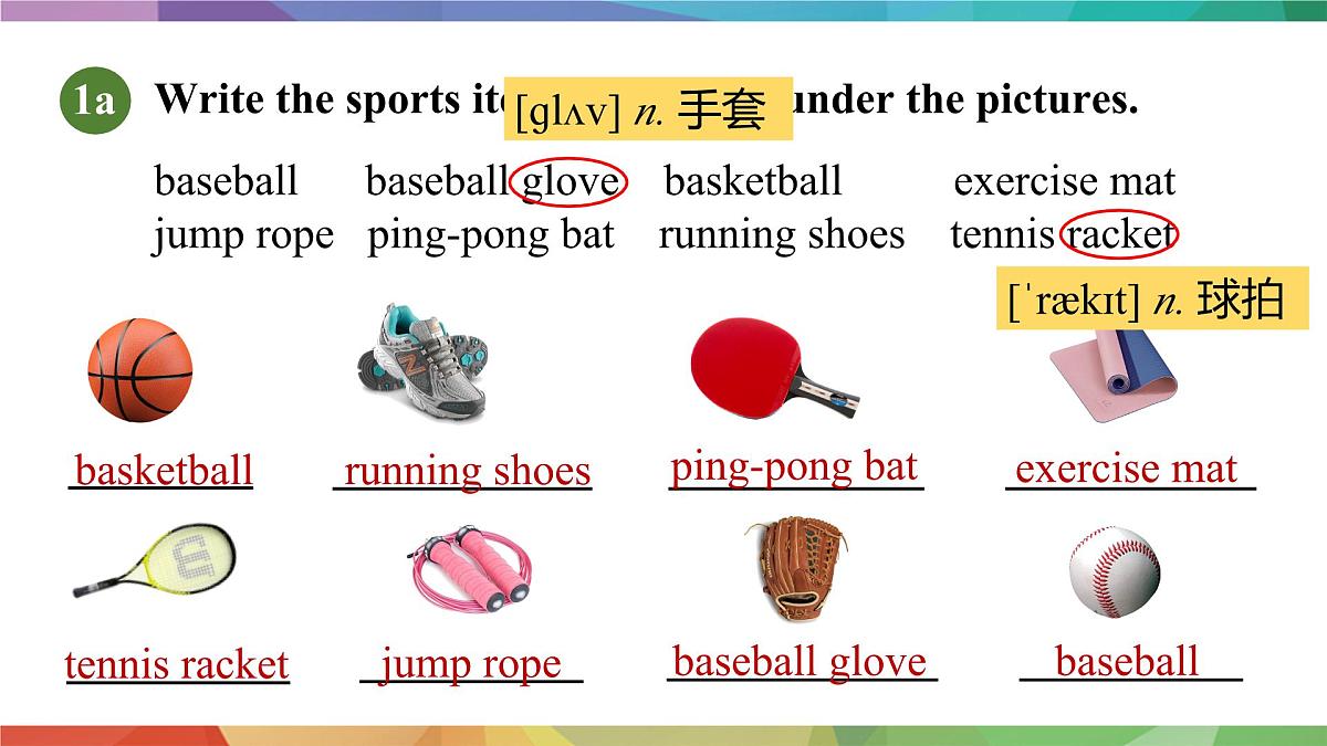 人教版2024七年级下册英语U3课时1 Section A (1a-1d) pronunciation 课件第8页