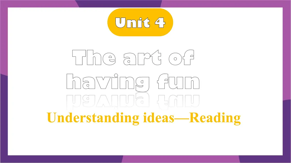Unit4 Understanding ideas—Reading课件 外研版（2024）英语七下第1页
