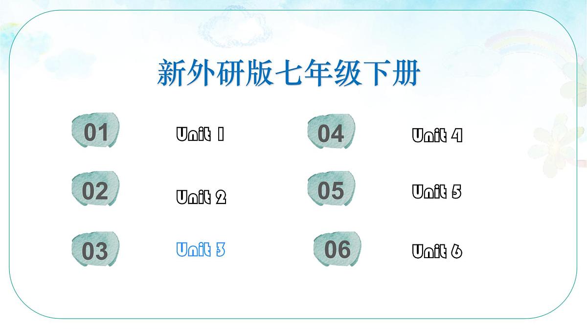 Unit 3 词汇精讲 课件 外研版（2024）英语七年级下册第2页