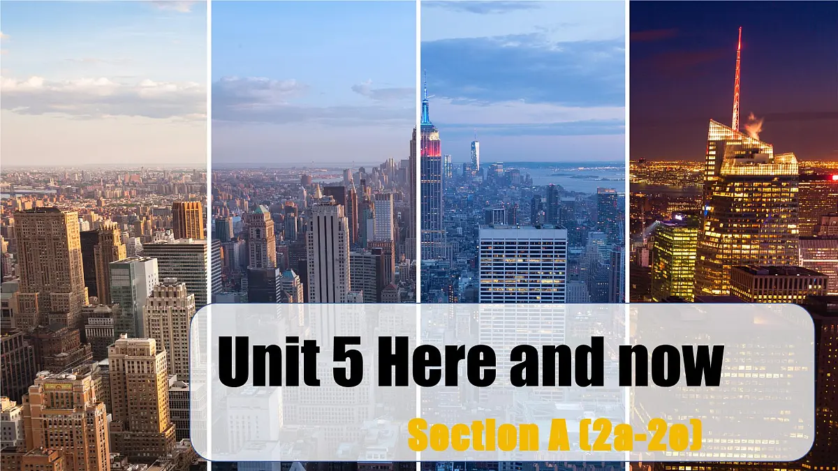 人教版2024七年级下册英语Unit 5 Section A 课件第1页