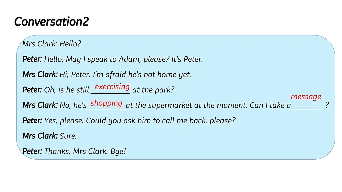 人教版2024七年级下册英语Unit 5 Section A 课件第7页