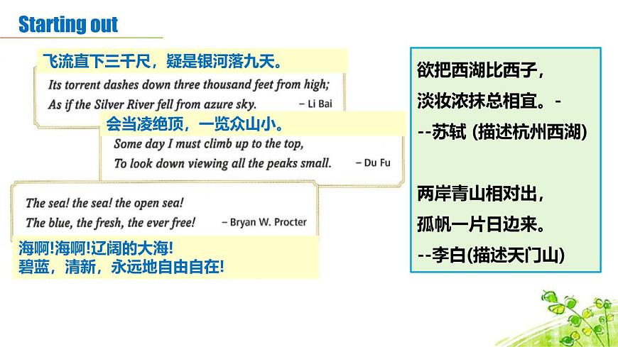 新外研版英语七下Unit5第1课时 Starting out-Understanding ideas课件第4页