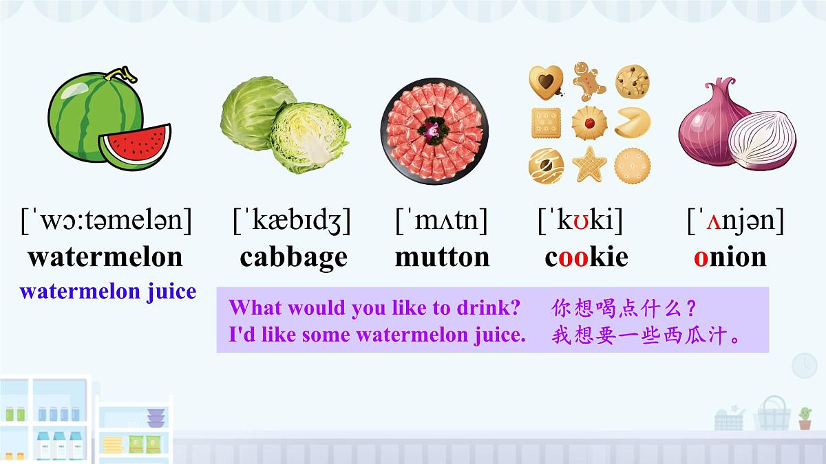 初中英语人教版（2024）七年级下册Unit 4 Eat Well Section A 课件第3页