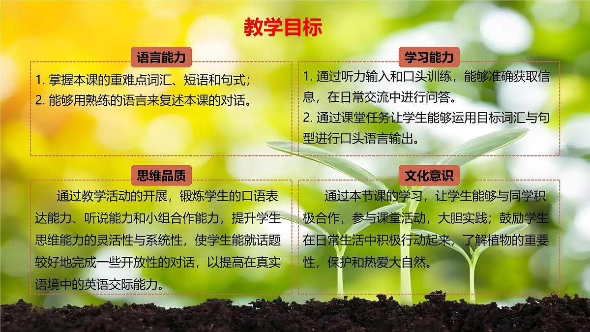 Unit 8 Lesson1 Why are plants important 课件 2025学年七年级英语下册（冀教版2024）第3页