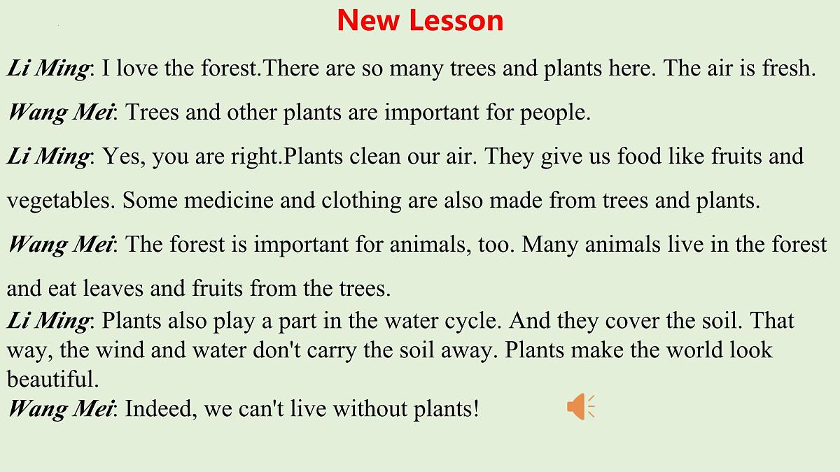 Unit 8 Lesson1 Why are plants important 课件 2025学年七年级英语下册（冀教版2024）第8页