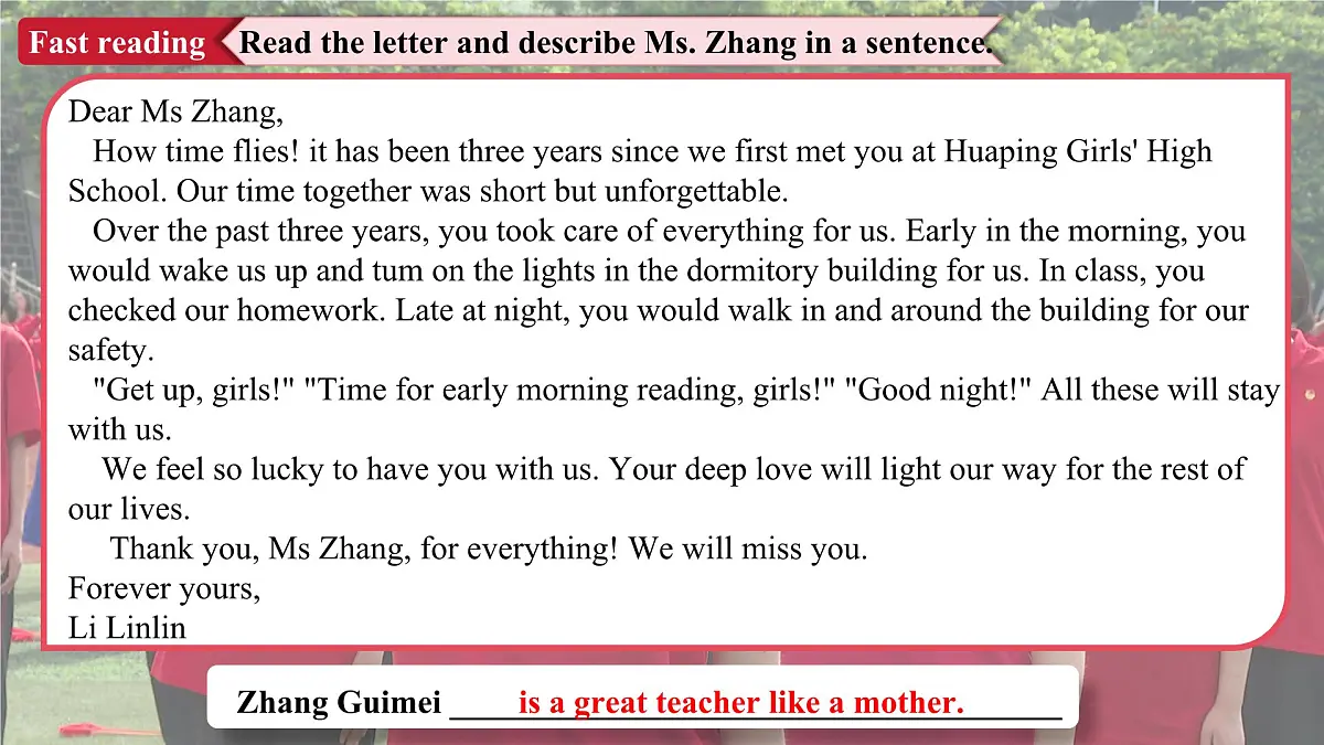 Unit 2 Lesson 5 A thank-you lette 课件 2025学年七年级英语下册冀教版（2024）第8页