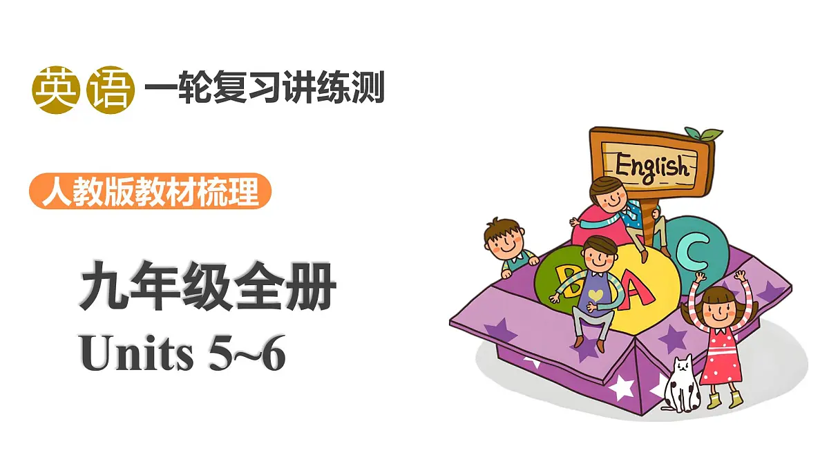 第19讲 九年级全册Units 5-6（课件）2025年中考英语一轮复习讲练测第1页