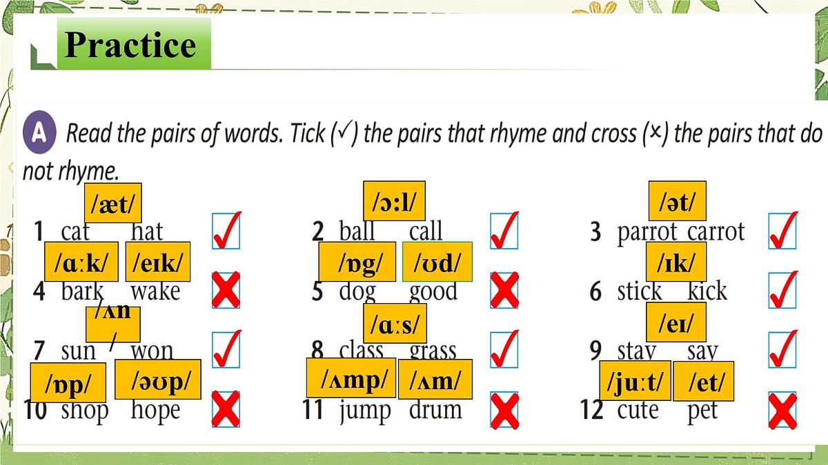 Unit 5 课时5 Pronunciation 课件 2025学年七年级英语下册（译林版）第6页
