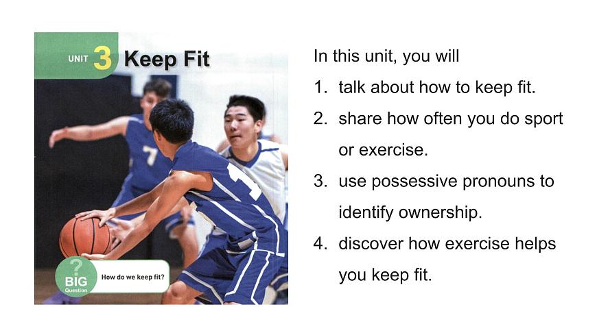 人教版2025七年级下册英语 Unit 3 Keep Fit L1听说课 课件第2页