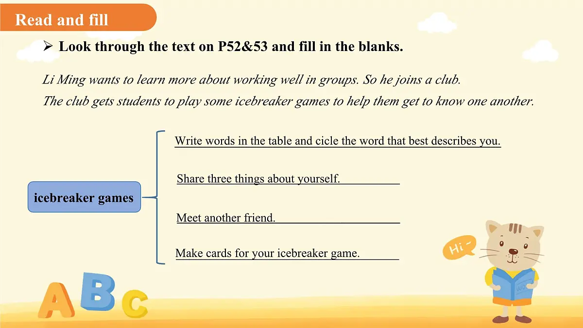 Unit 4 My friends Lesson 5 Icebreakers课件 英语冀教版（2024）七年级下册第6页