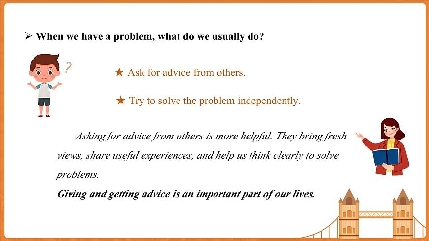 Unit 4 My friends Lesson 4 Giving advice 课件 英语冀教版（2024）七年级下册第4页