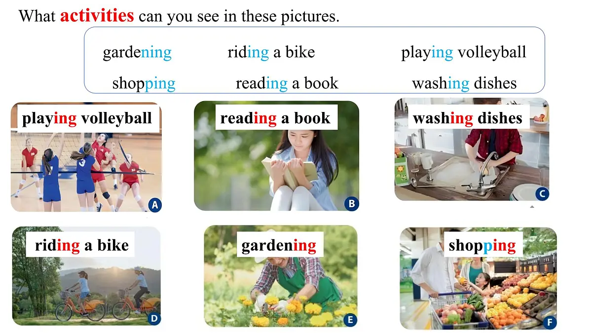 2024-2025学年人教版七年级下册英语 Unit 5 Section A (1a-1d)课件第5页