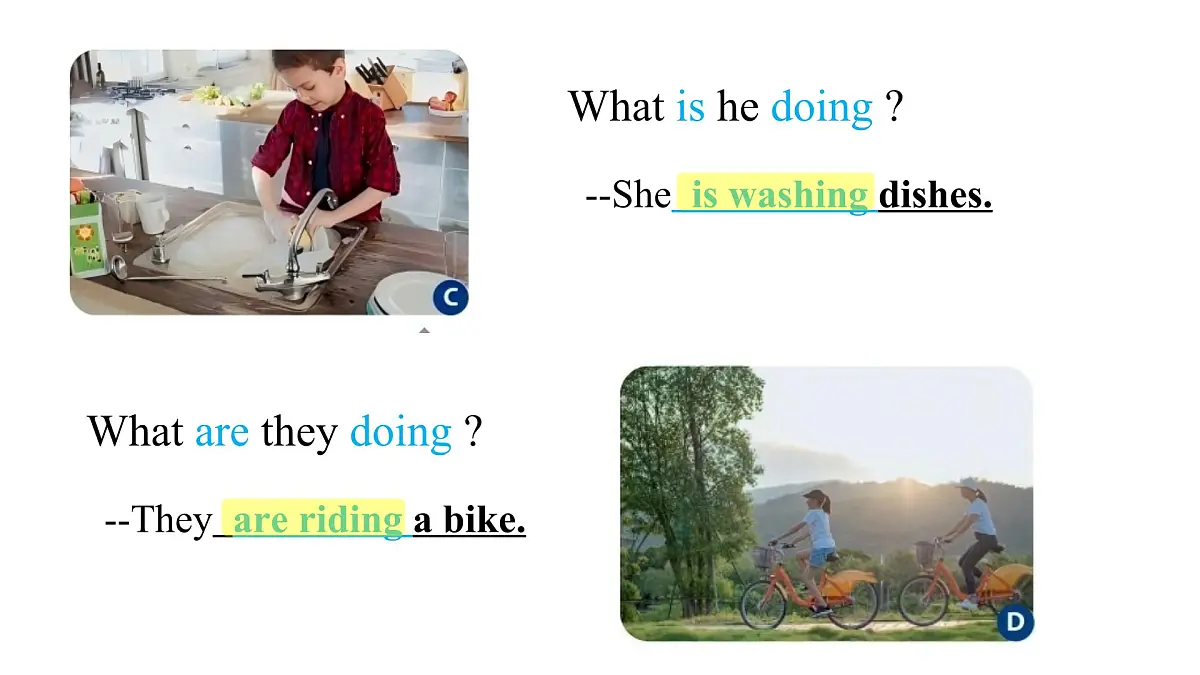 2024-2025学年人教版七年级下册英语 Unit 5 Section A (1a-1d)课件第7页