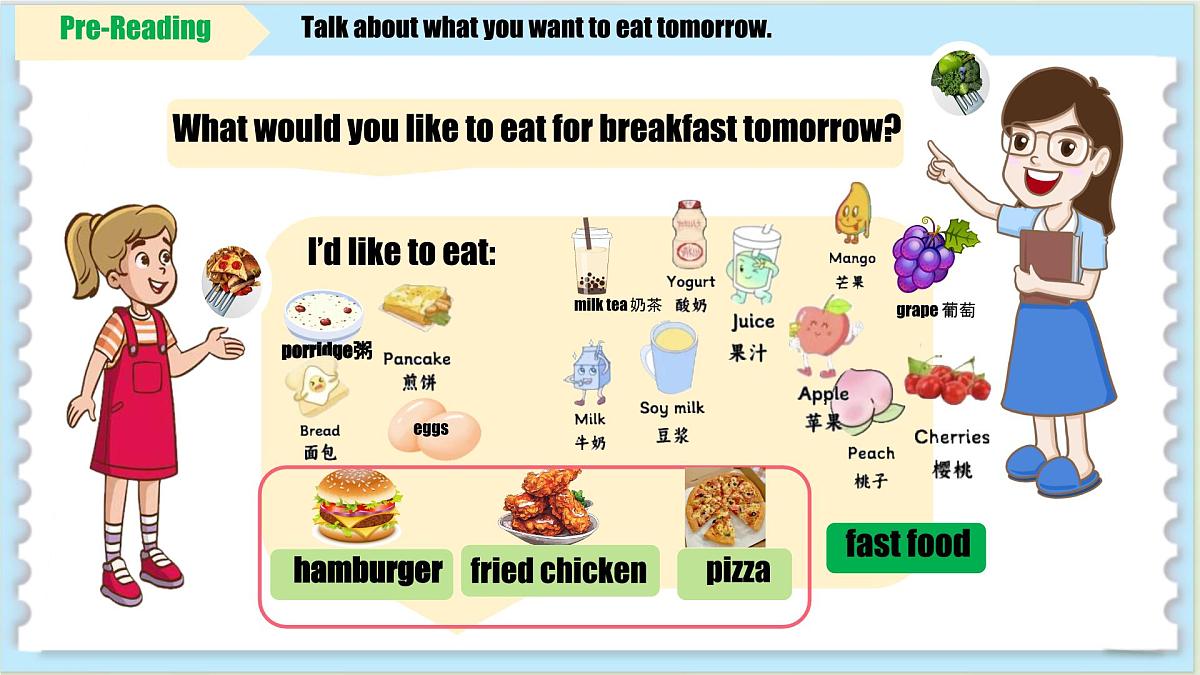 初中英语人教版（2024）七年级下册Unit 4 Eat Well Section B 课件第2页