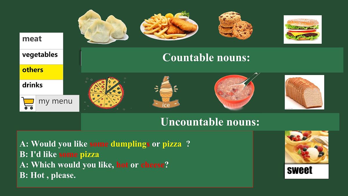 初中英语人教版（2024）七年级下册Unit 4 Eat Well Section A 课件第8页