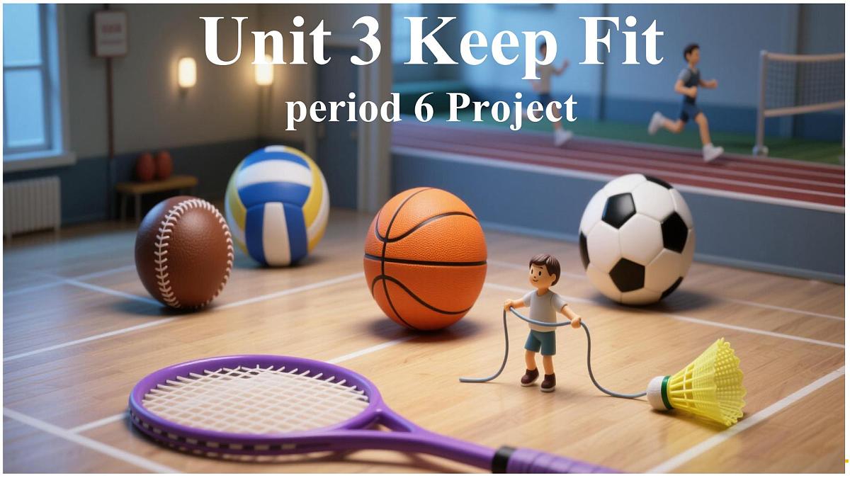 初中英语人教版（2024）七年级下册Unit 3 Keep Fit Section B 课件第1页