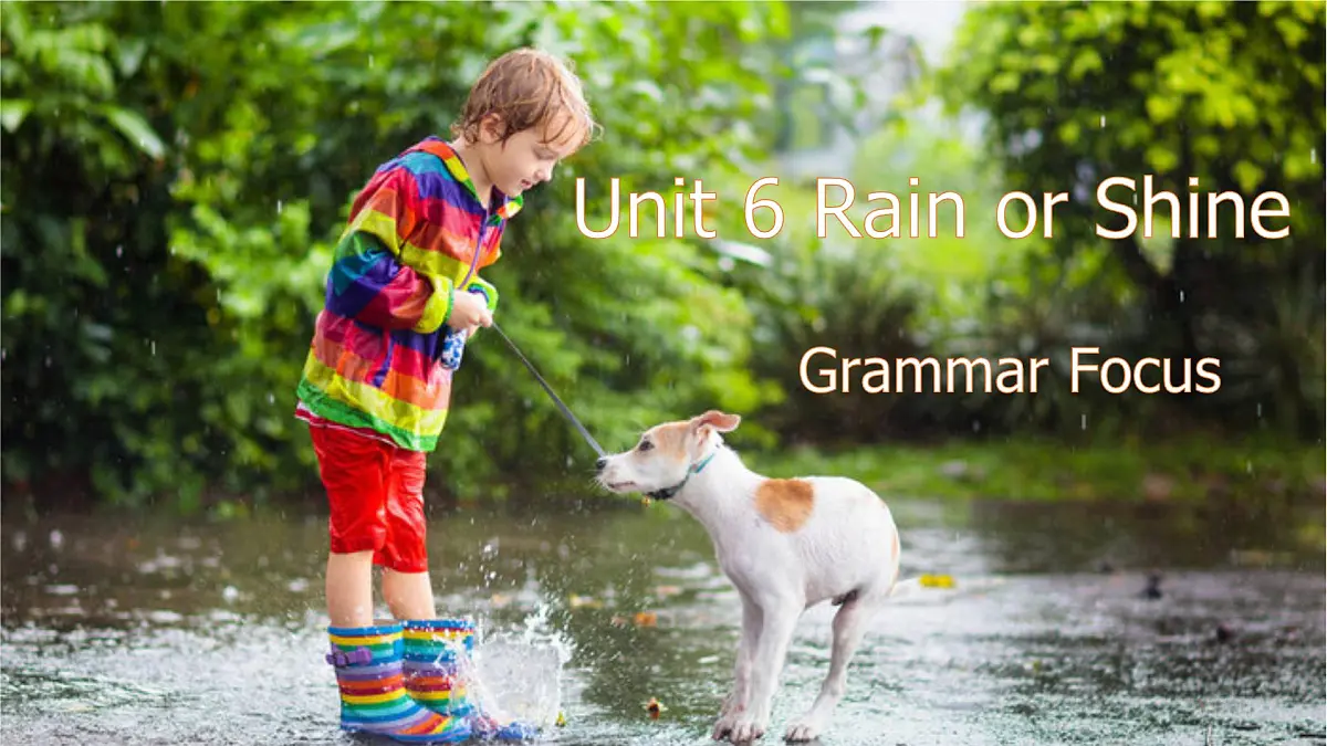 初中英语人教版（2024）七年级下册Unit 6 Rain or Shine Section A 课件第1页