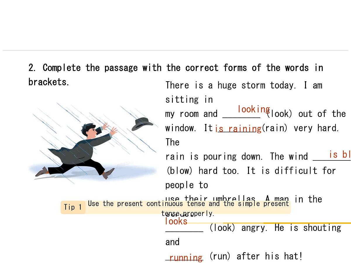 初中英语人教版（2024）七年级下册Unit 6 Rain or Shine Section B 课件第3页