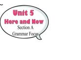 初中英語(yǔ)人教版（2024）七年級(jí)下冊(cè)Unit 5 Here and now Section A 課件